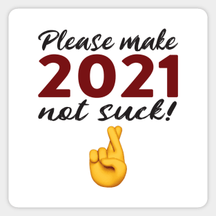 New Year 2020 to 2021 Funny Sticker